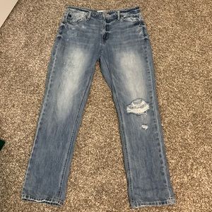 KanCan distressed boyfriend jeans size 9/28, inseam 28
